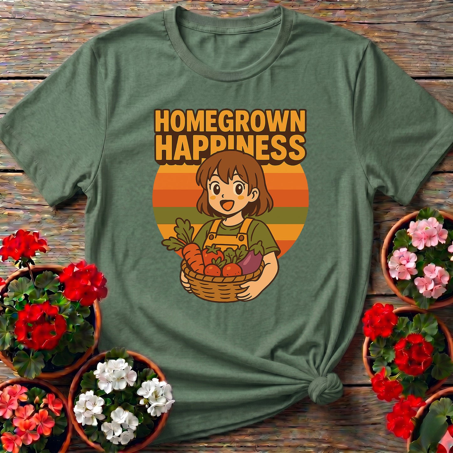 Homegrown Happiness Anime Harvest T-shirt