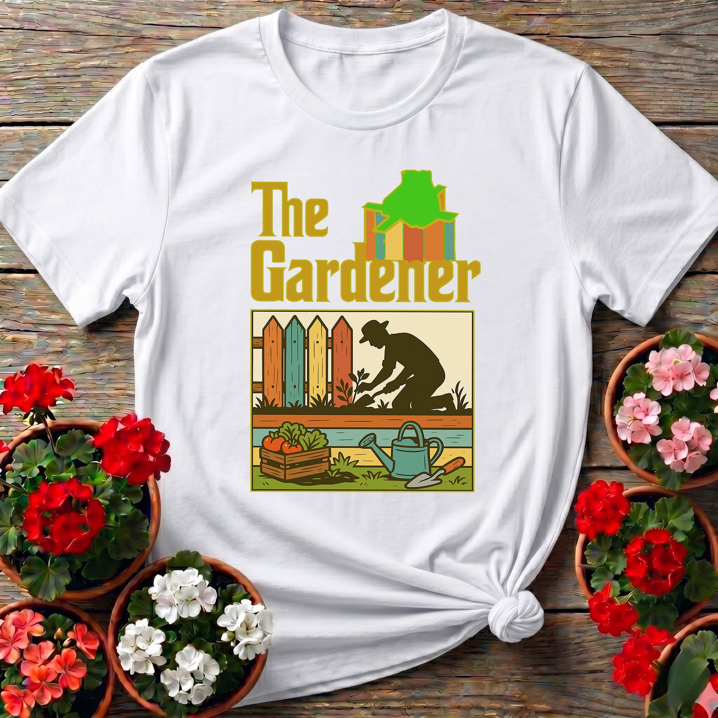 The Gardener Retro Silhouette T-shirt