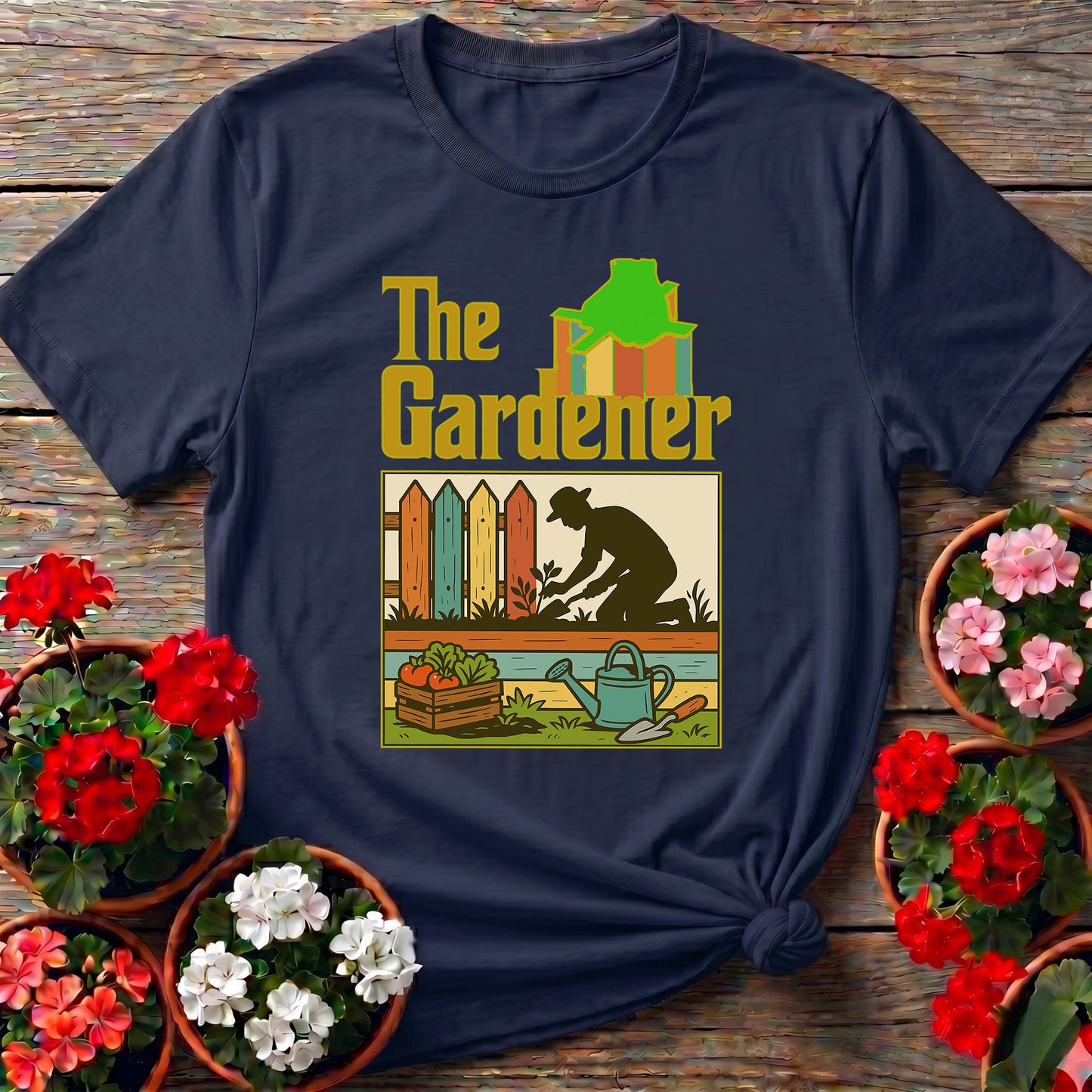 The Gardener Retro Silhouette T-shirt