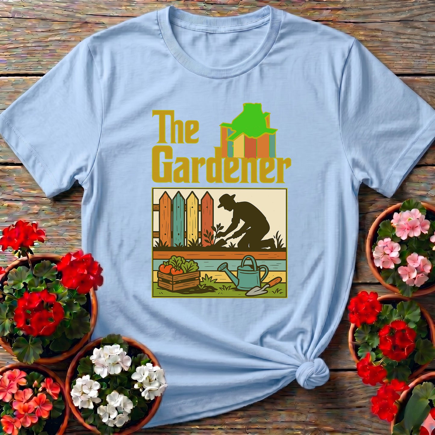 The Gardener Retro Silhouette T-shirt