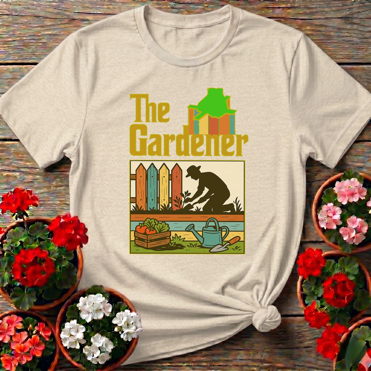 The Gardener Retro Silhouette T-shirt