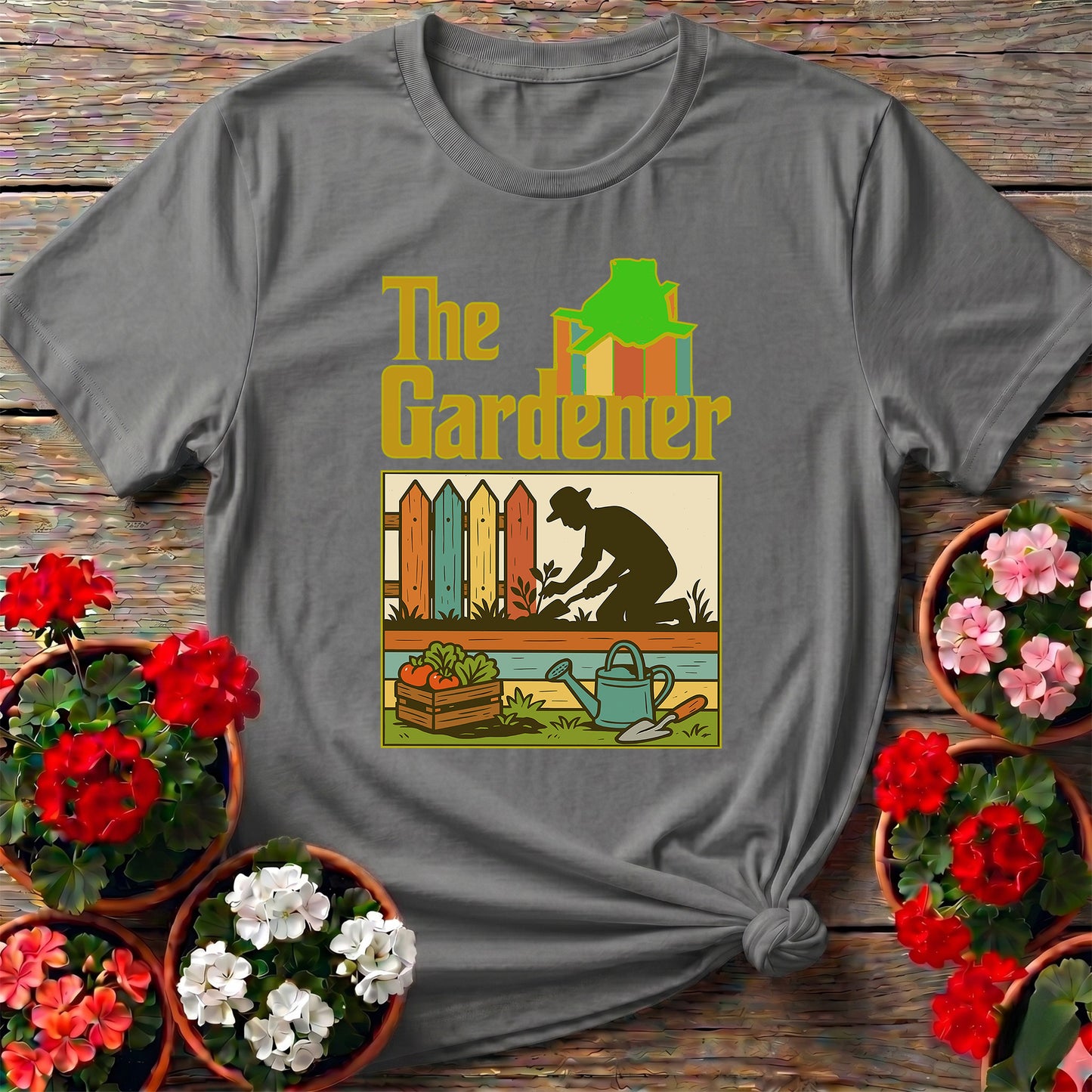 The Gardener Retro Silhouette T-shirt