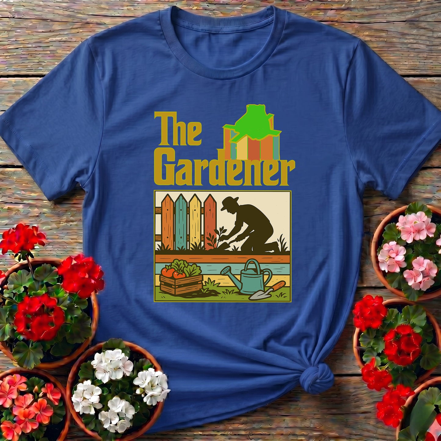 The Gardener Retro Silhouette T-shirt