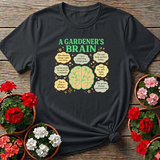 A Gardeners Brain Mindful Plant Lover Shirt