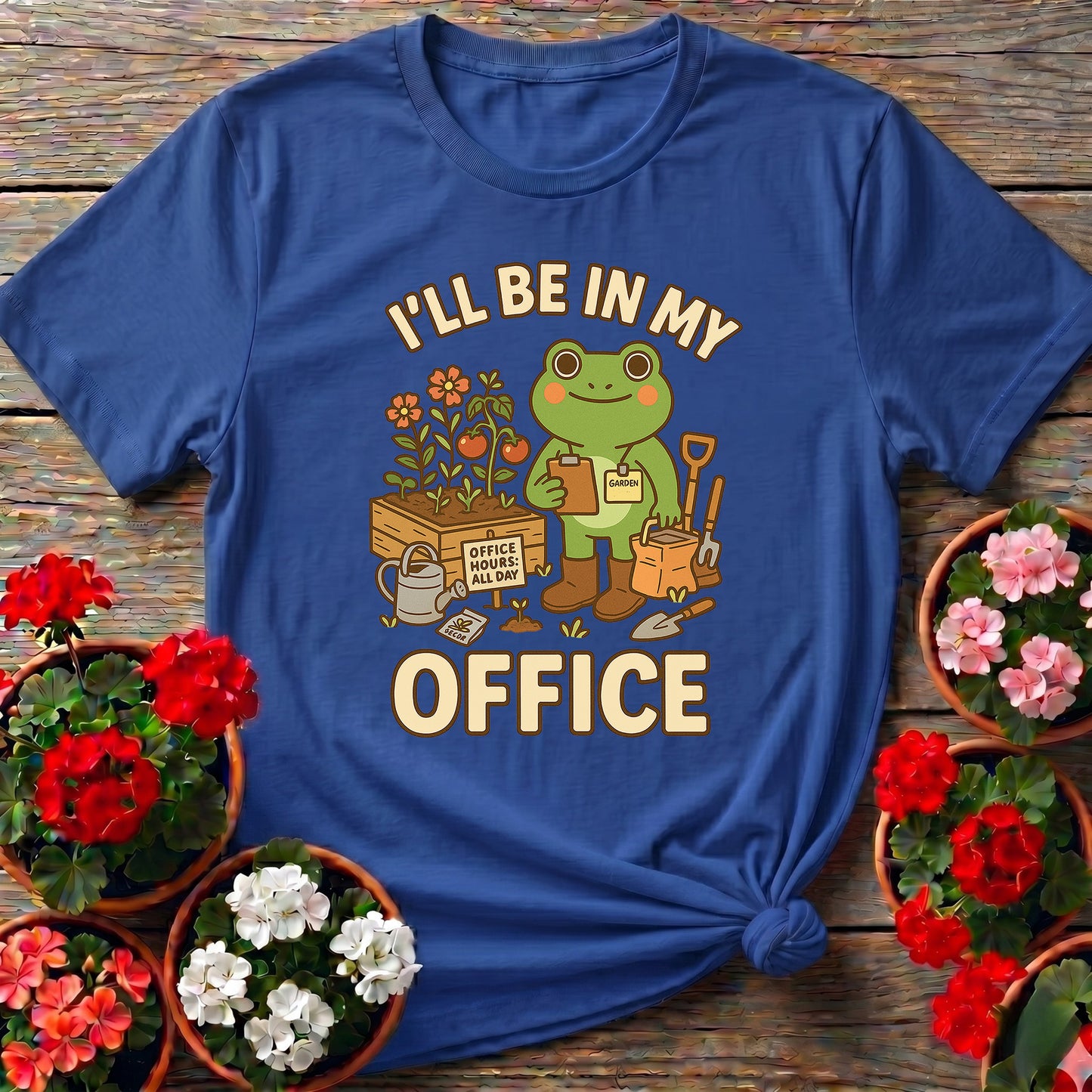 I'll Be In My Office Frog Gardener T-shirt