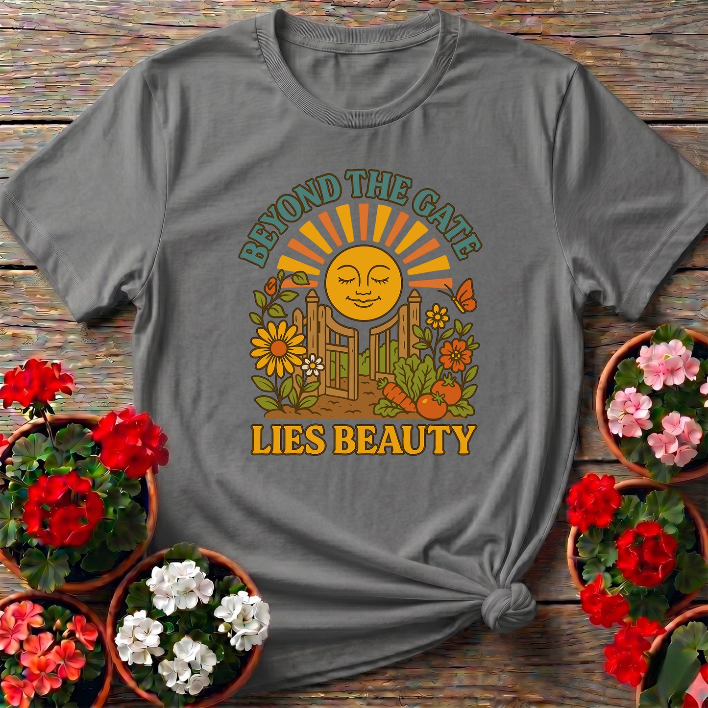 Beyond The Gate Lies Beauty Garden Tee