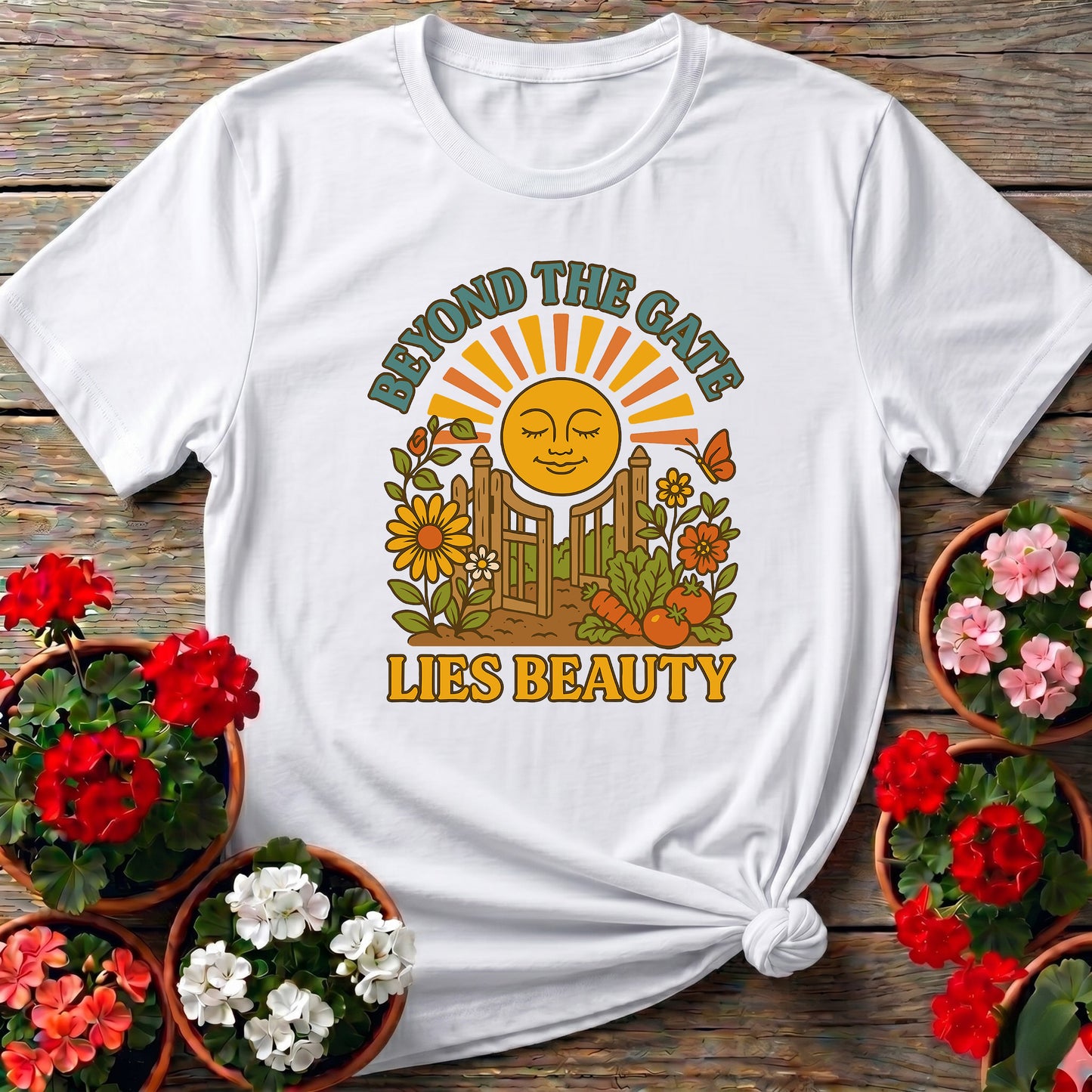 Beyond The Gate Lies Beauty Garden Tee
