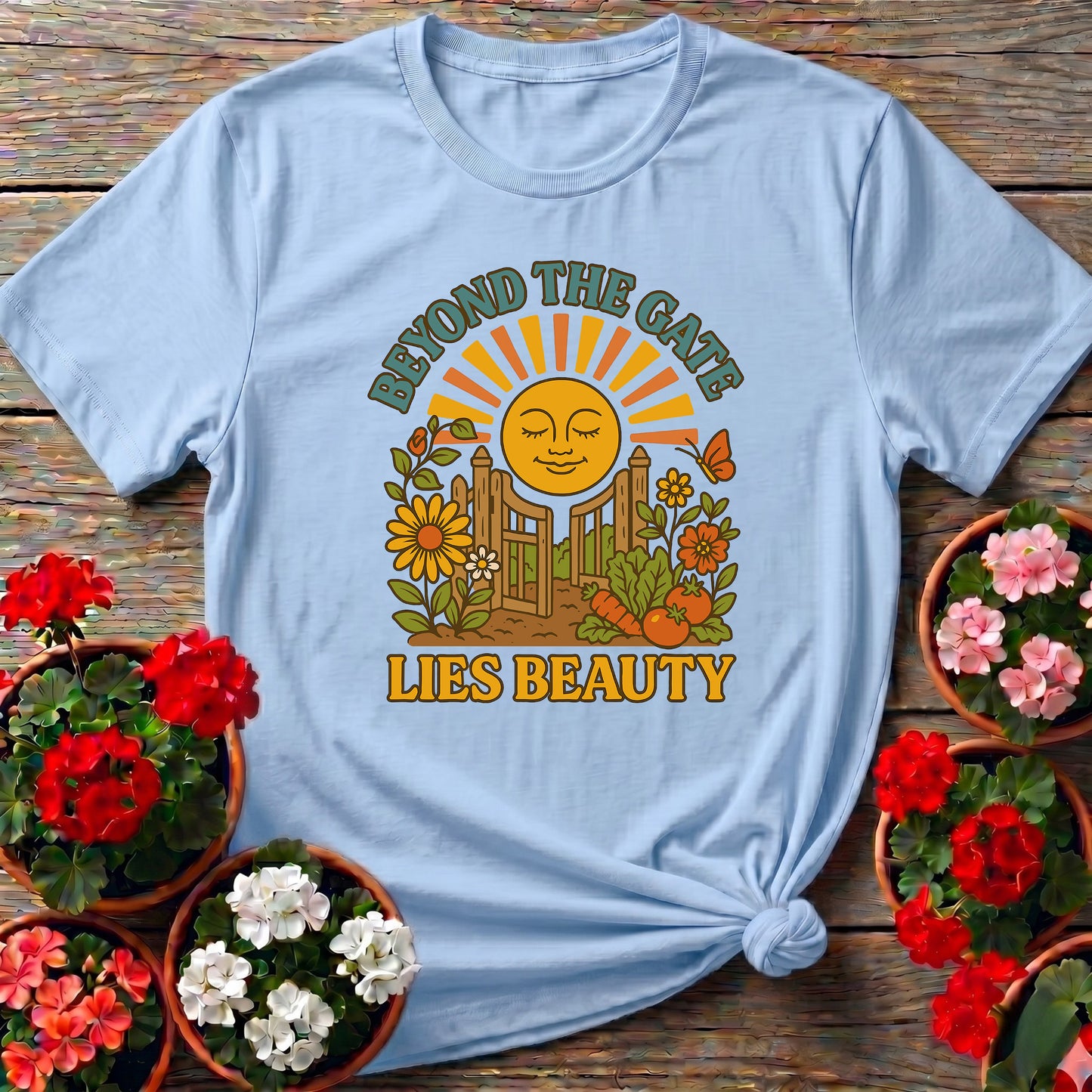 Beyond The Gate Lies Beauty Garden Tee