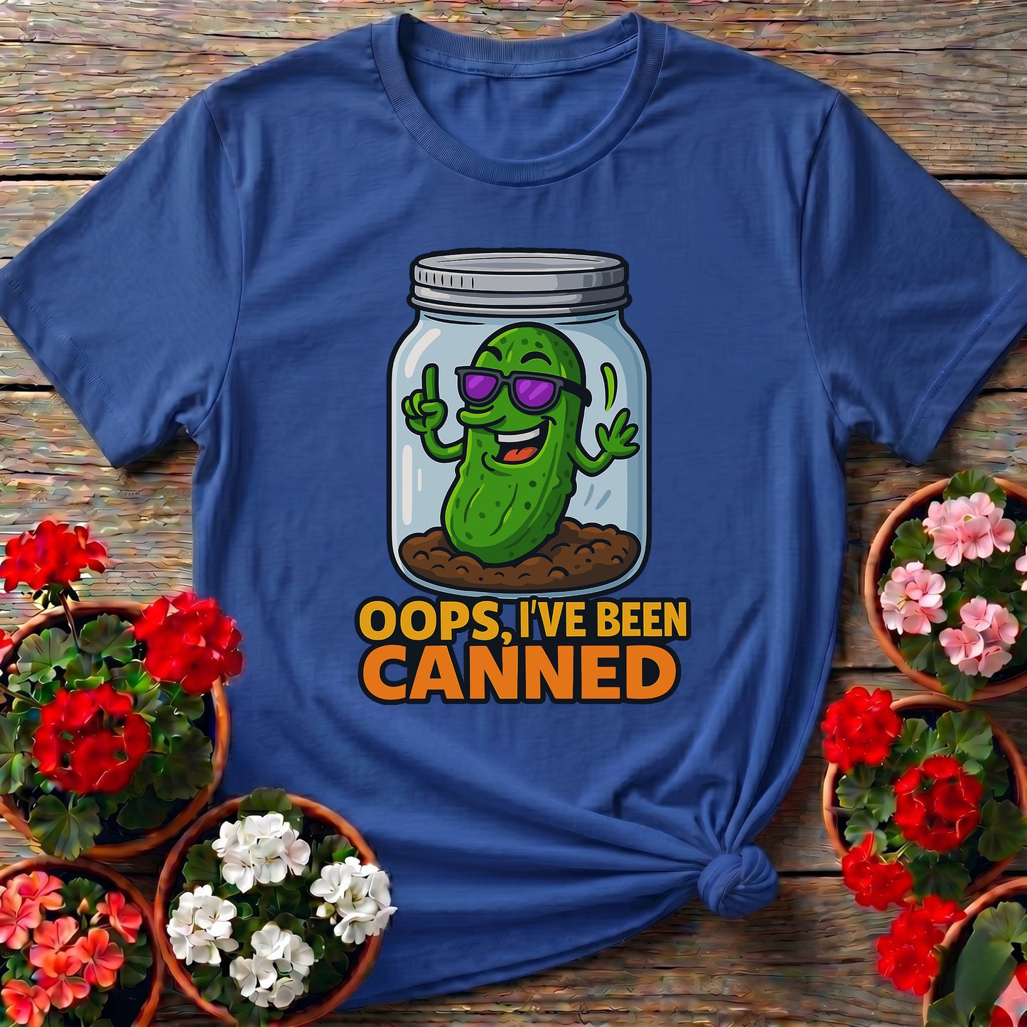Oops Ive Been Canned Funny Pickle Jar T-shirt