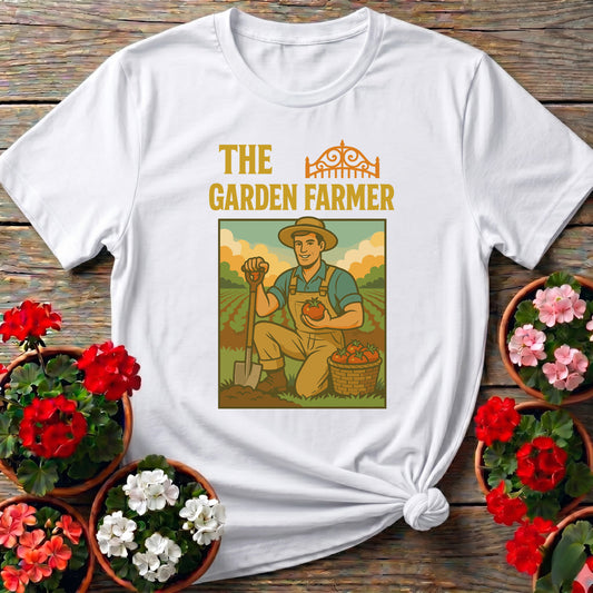The Garden Farmer Retro Proud Harvest T-shirt