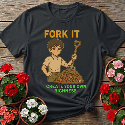 Fork It Create Your Own Richness Composting T-shirt