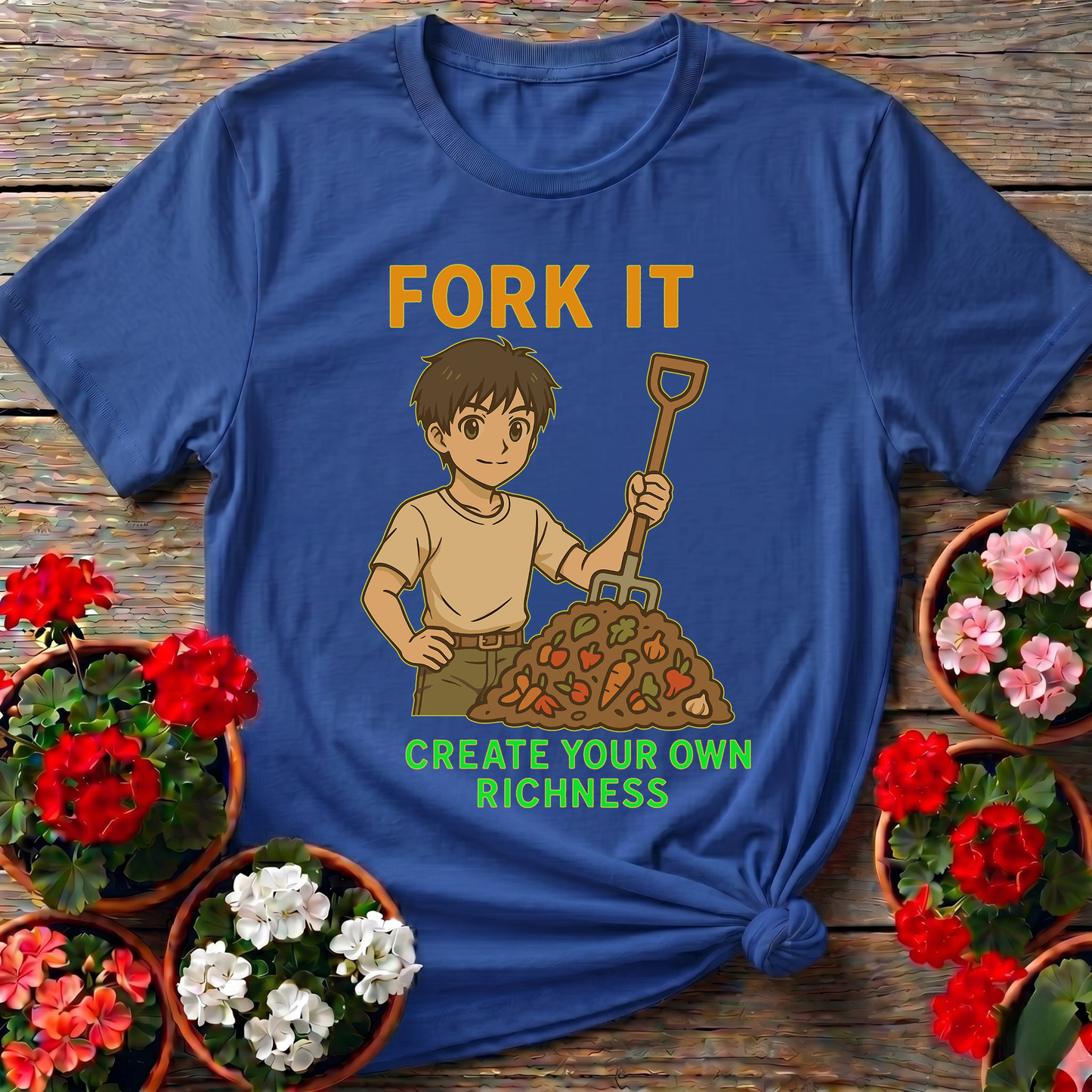 Fork It Create Your Own Richness Composting T-shirt