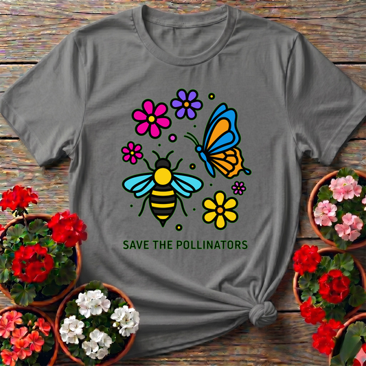 Save The Pollinators Nature Conservation T-shirt