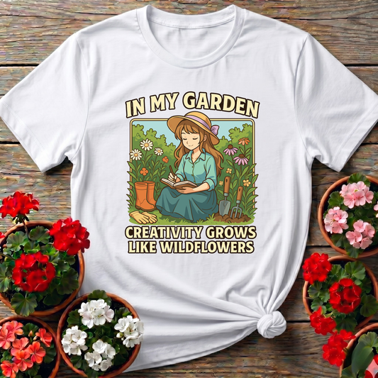 Creativity Grows Like Wildflowers Anime T-shirt
