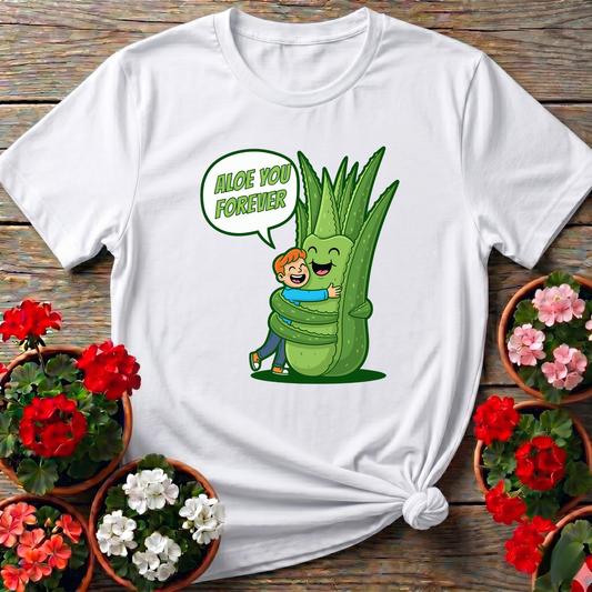 Aloe You Forever Funny Pun Succulent T-shirt