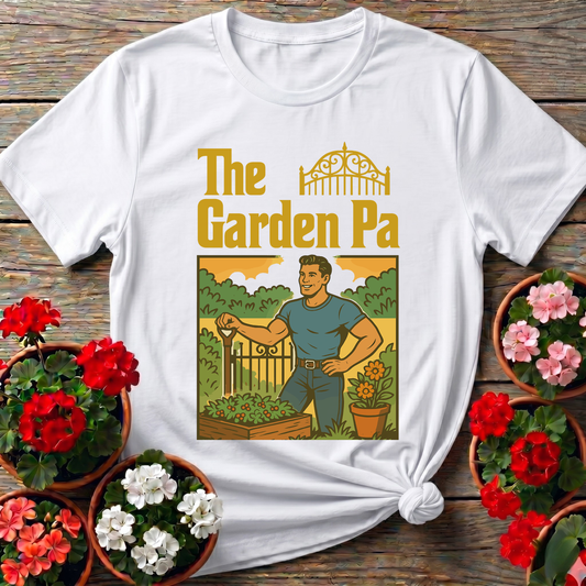 Garden Pa Classic Illustrated Garden Dad T-shirt