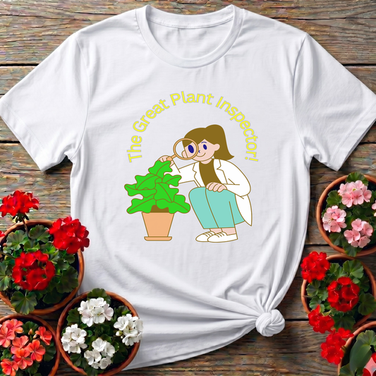 The Great Plant Inspector Funny Houseplant Tee