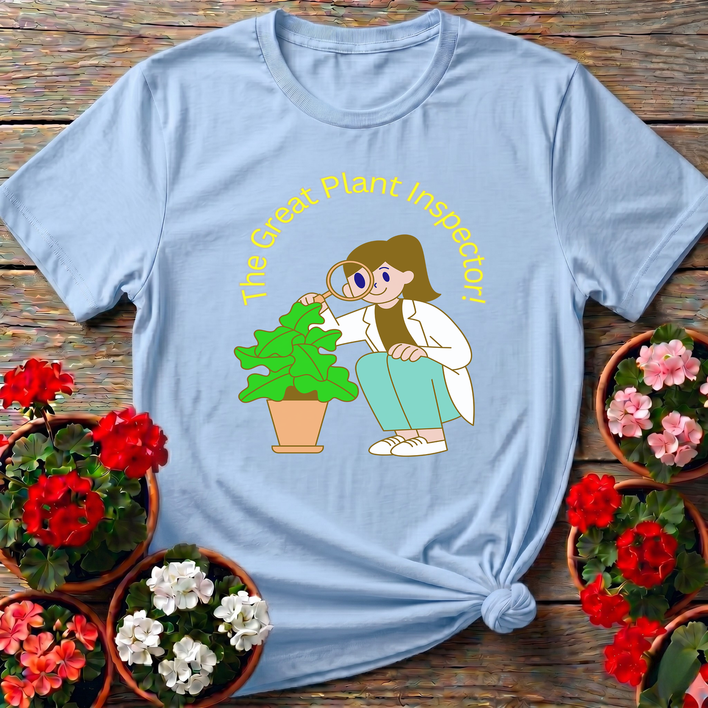 The Great Plant Inspector Funny Houseplant Tee