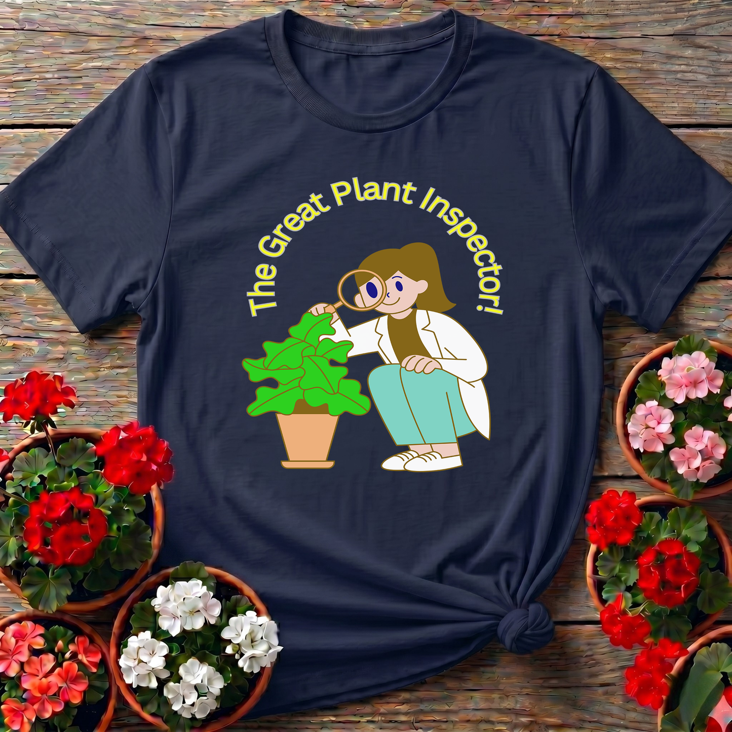 The Great Plant Inspector Funny Houseplant Tee