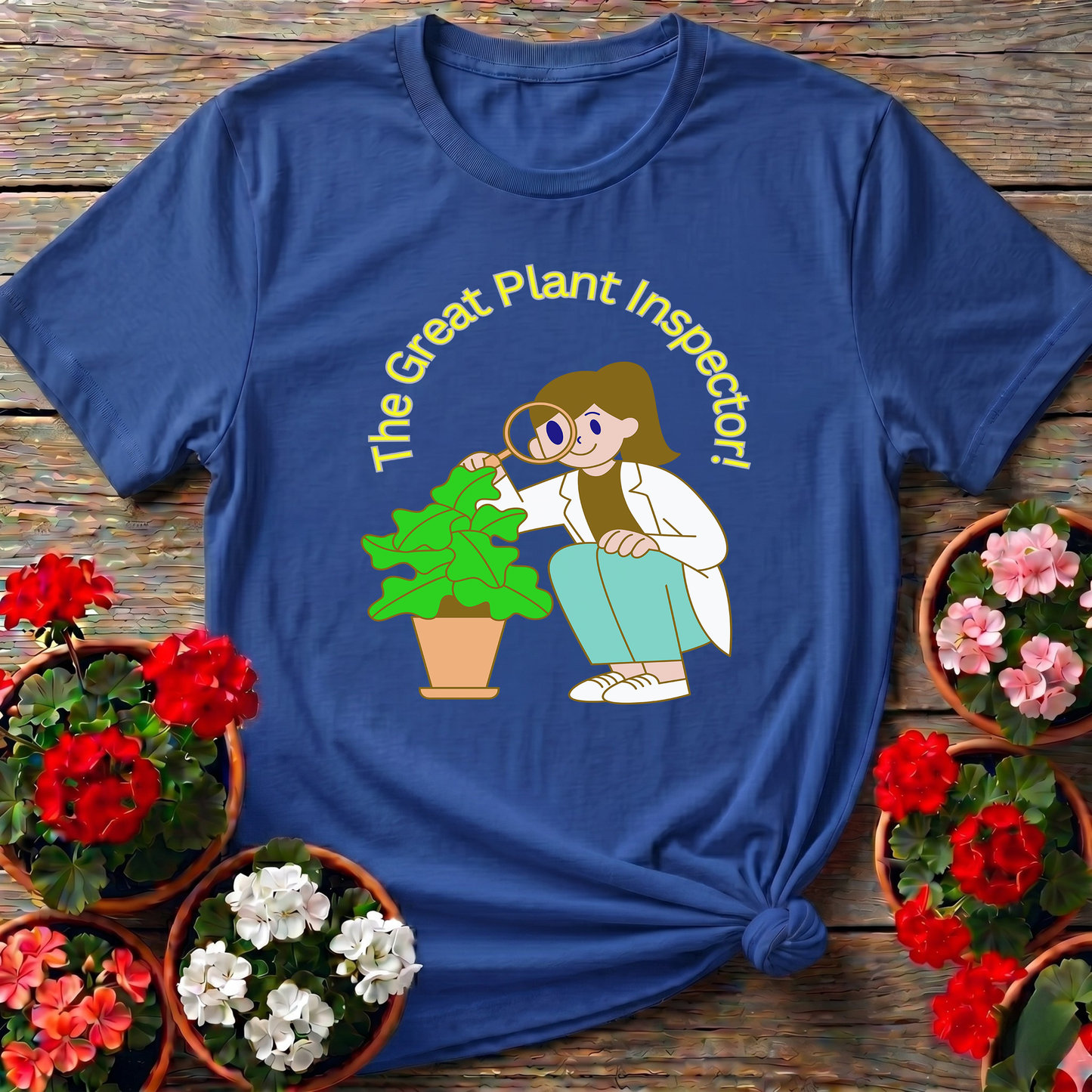 The Great Plant Inspector Funny Houseplant Tee