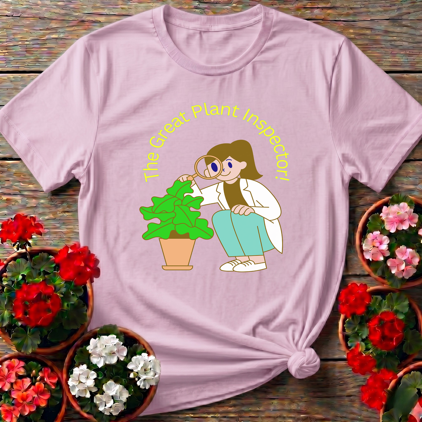 The Great Plant Inspector Funny Houseplant Tee