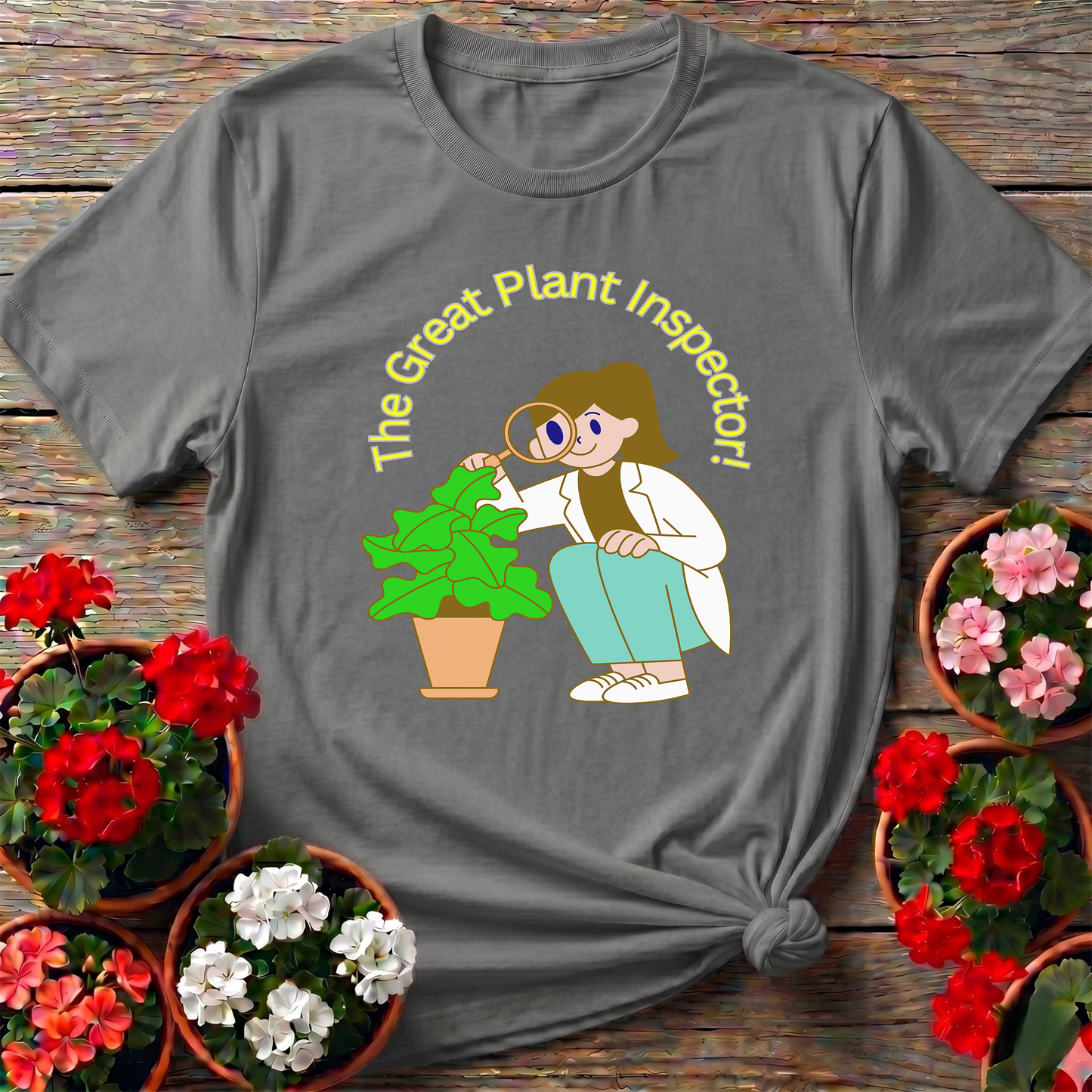 The Great Plant Inspector Funny Houseplant Tee