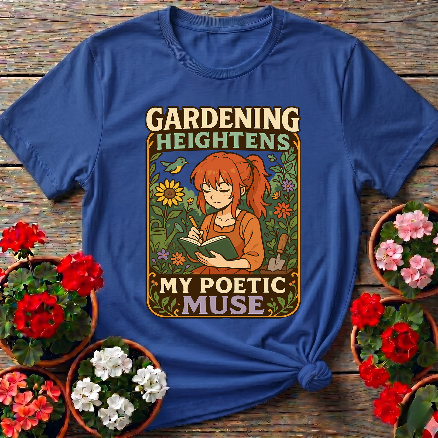 Gardening Heightens My Poetic Muse Kawaii Tee