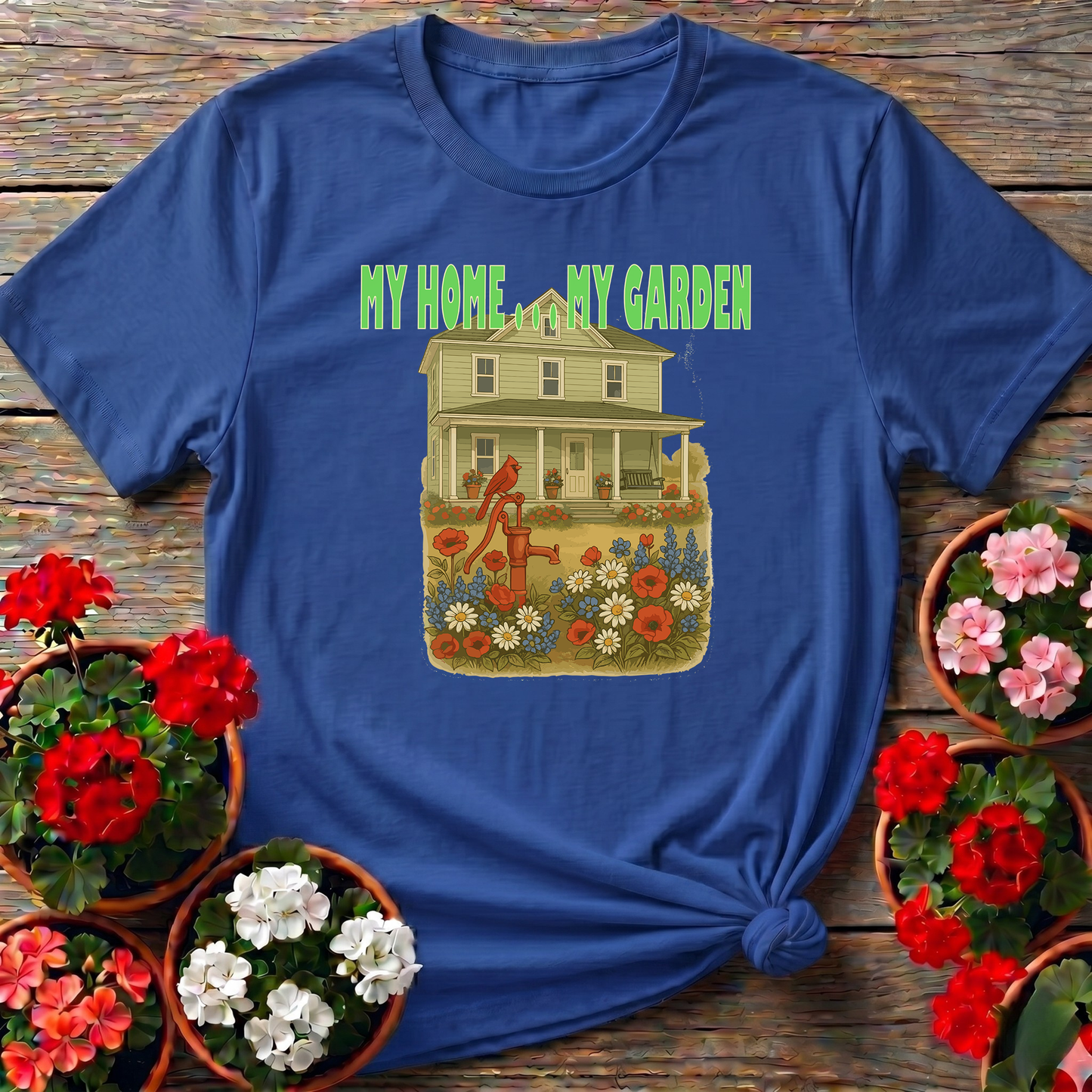 My Home My Garden Vintage Farmhouse T-shirt