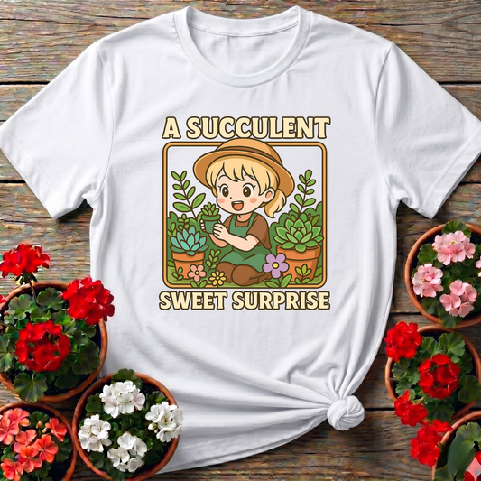 Succulent Sweet Surprise Kawaii Anime Gardener T-shirt
