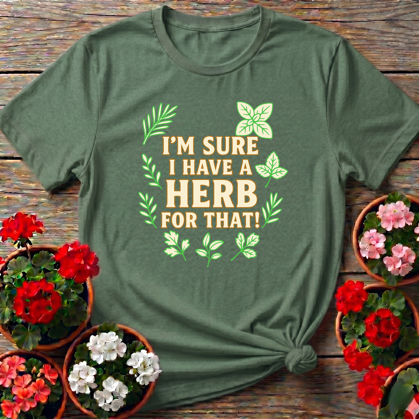 I'm Sure I Have A Herb For That Botanical T-shirt
