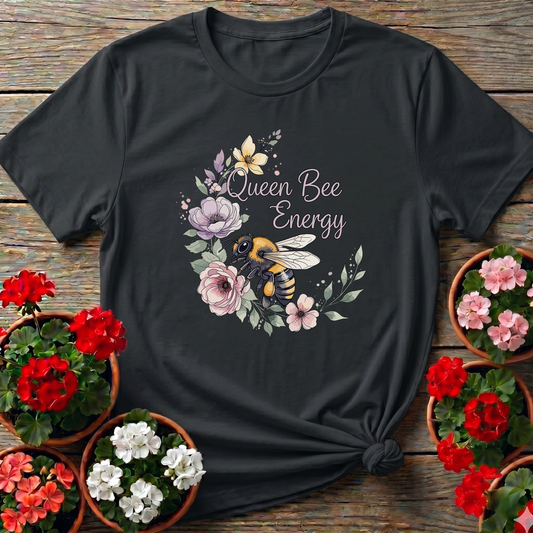 Queen Bee Energy Elegant Backyard Sanctuary Tee