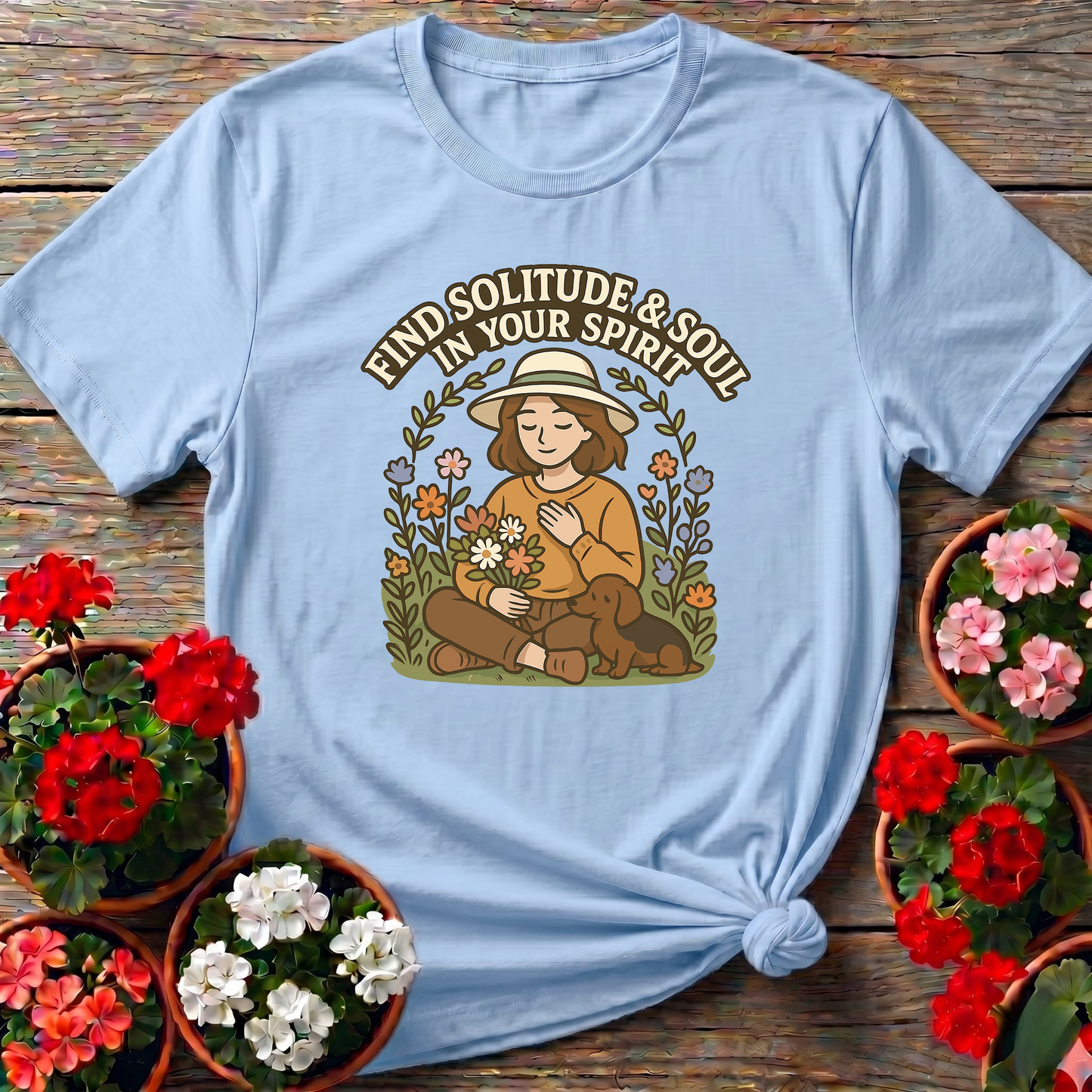 Find Your Soul Kawaii Backyard Sanctuary Shirt