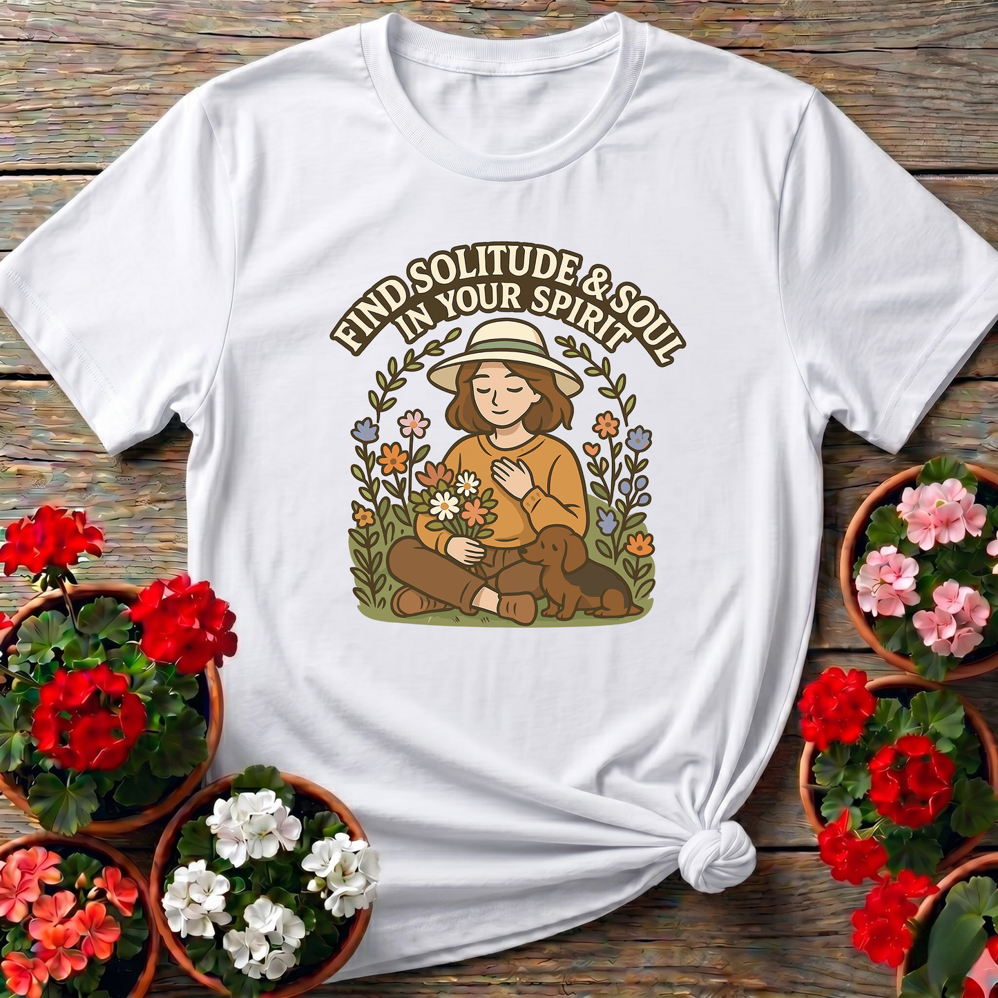 Find Your Soul Kawaii Backyard Sanctuary Shirt