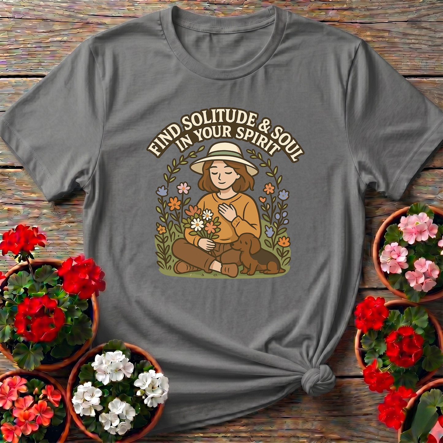 Find Your Soul Kawaii Backyard Sanctuary Shirt