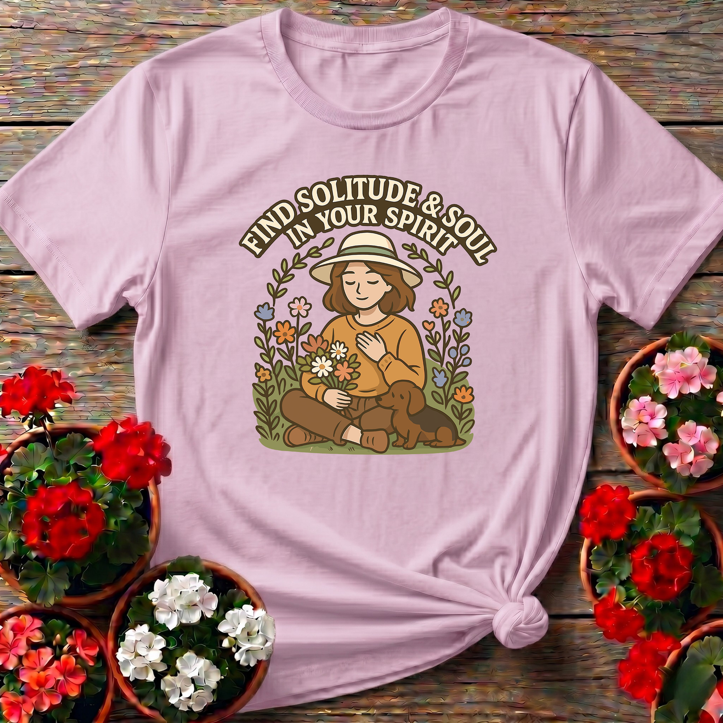 Find Your Soul Kawaii Backyard Sanctuary Shirt