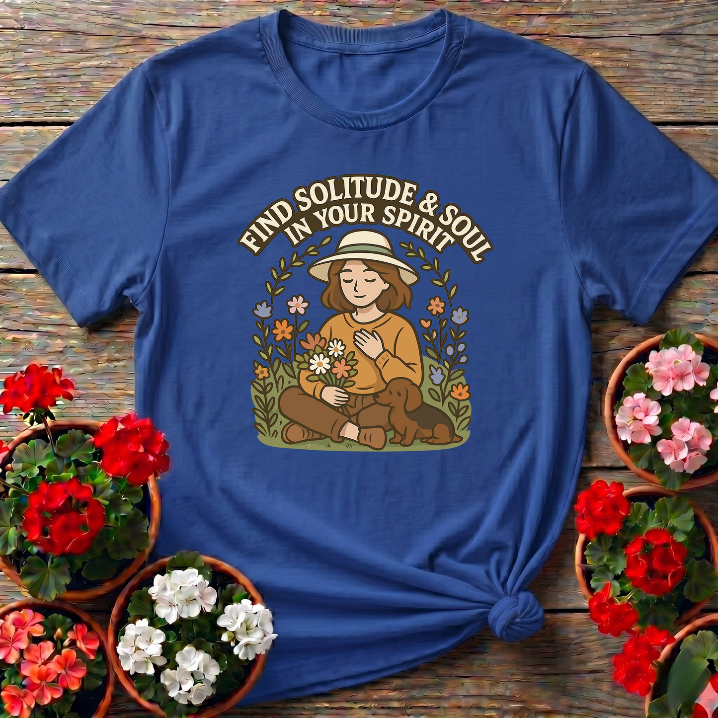 Find Your Soul Kawaii Backyard Sanctuary Shirt