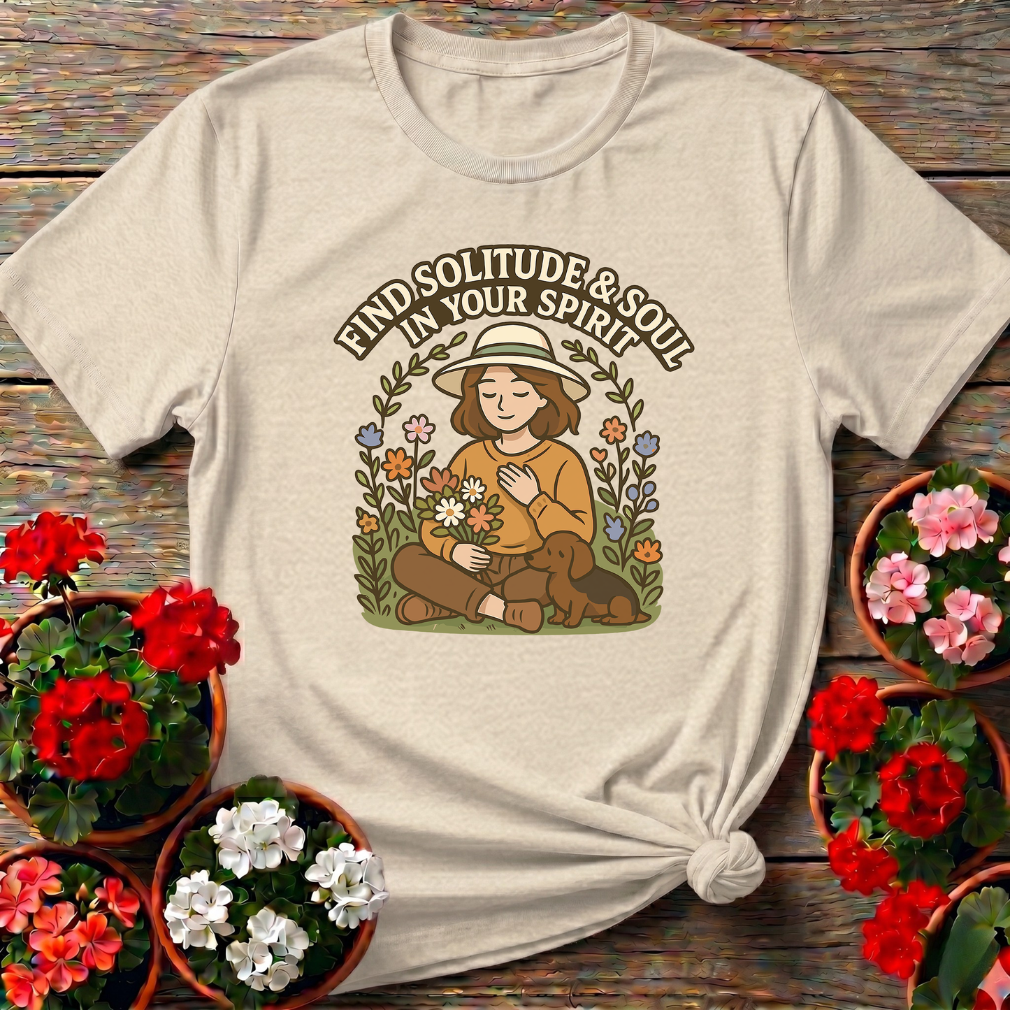 Find Your Soul Kawaii Backyard Sanctuary Shirt