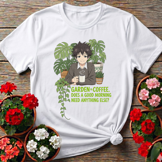 Garden & Coffee Morning Ritual Botanical Tee