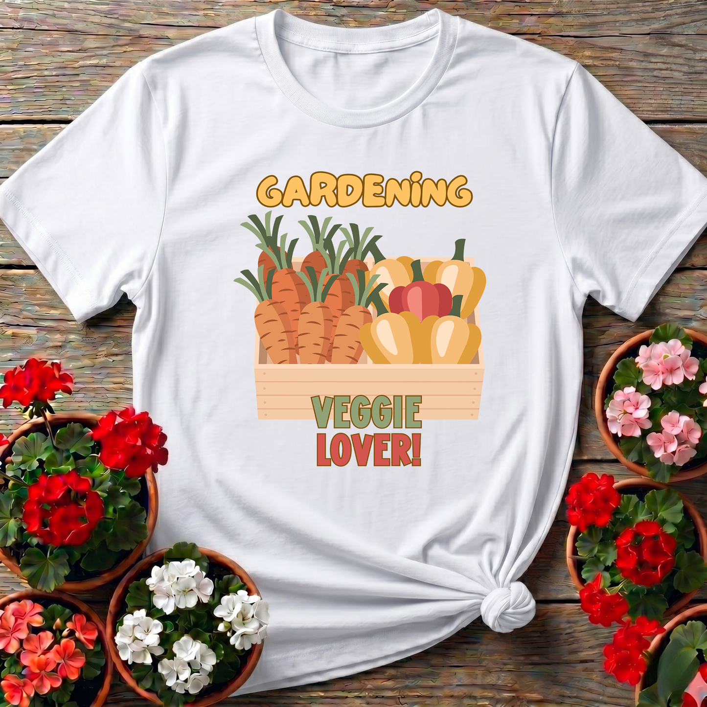 Gardening Veggie Lover Fresh Backyard Sanctuary Tee