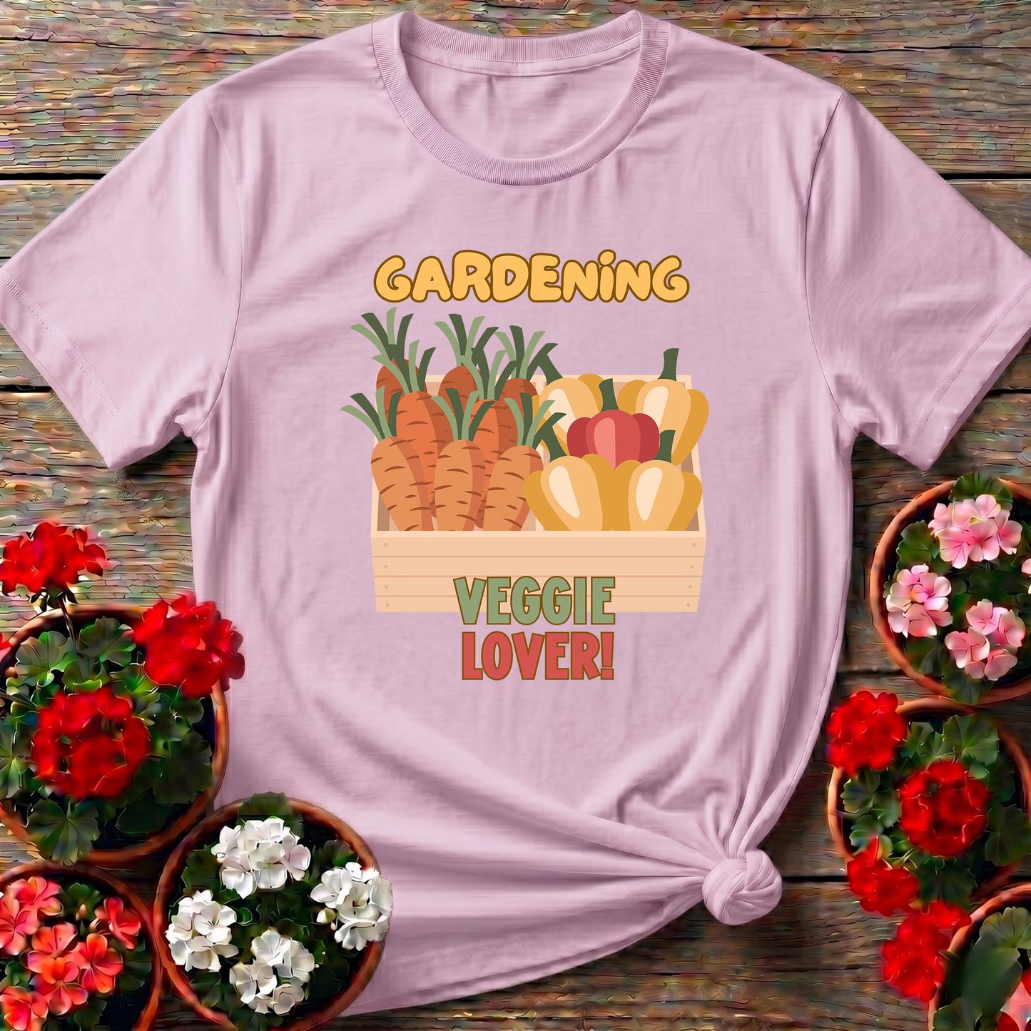 Gardening Veggie Lover Fresh Backyard Sanctuary Tee