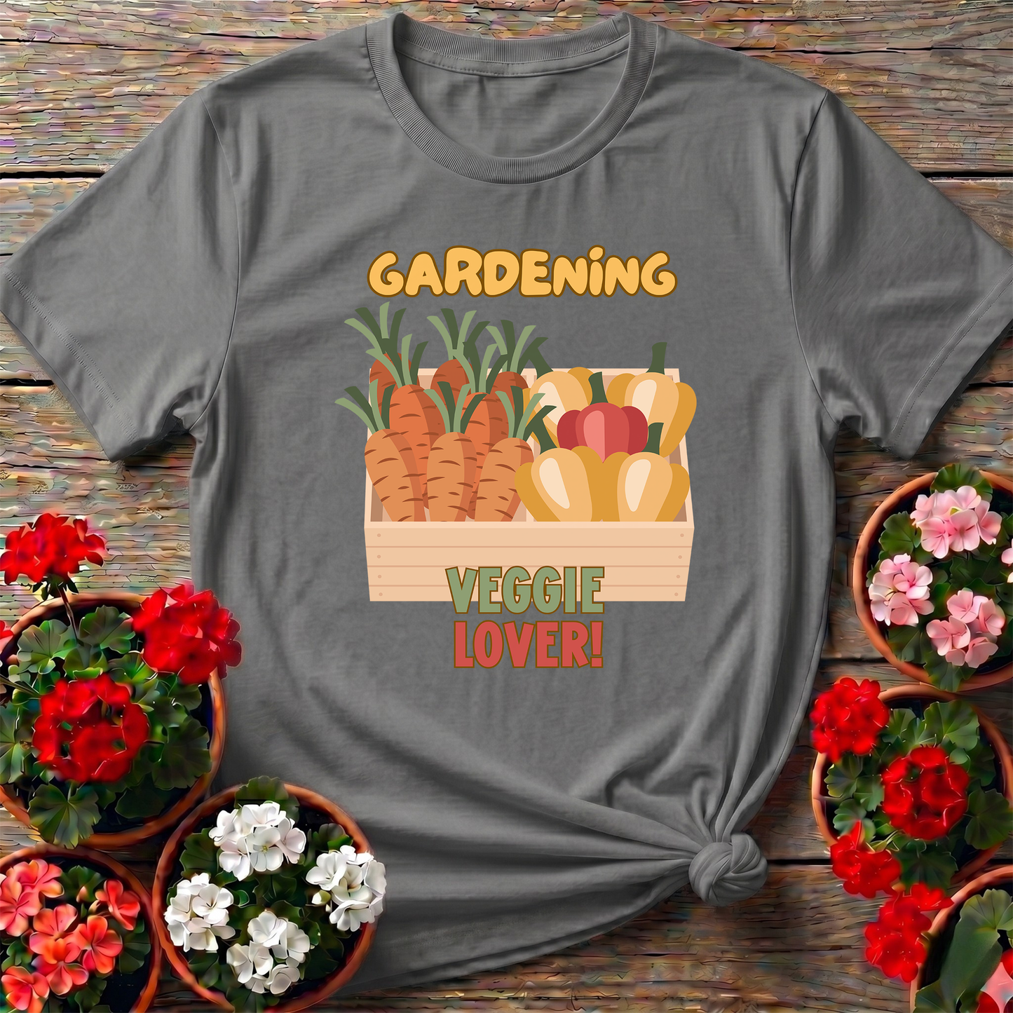 Gardening Veggie Lover Fresh Backyard Sanctuary Tee