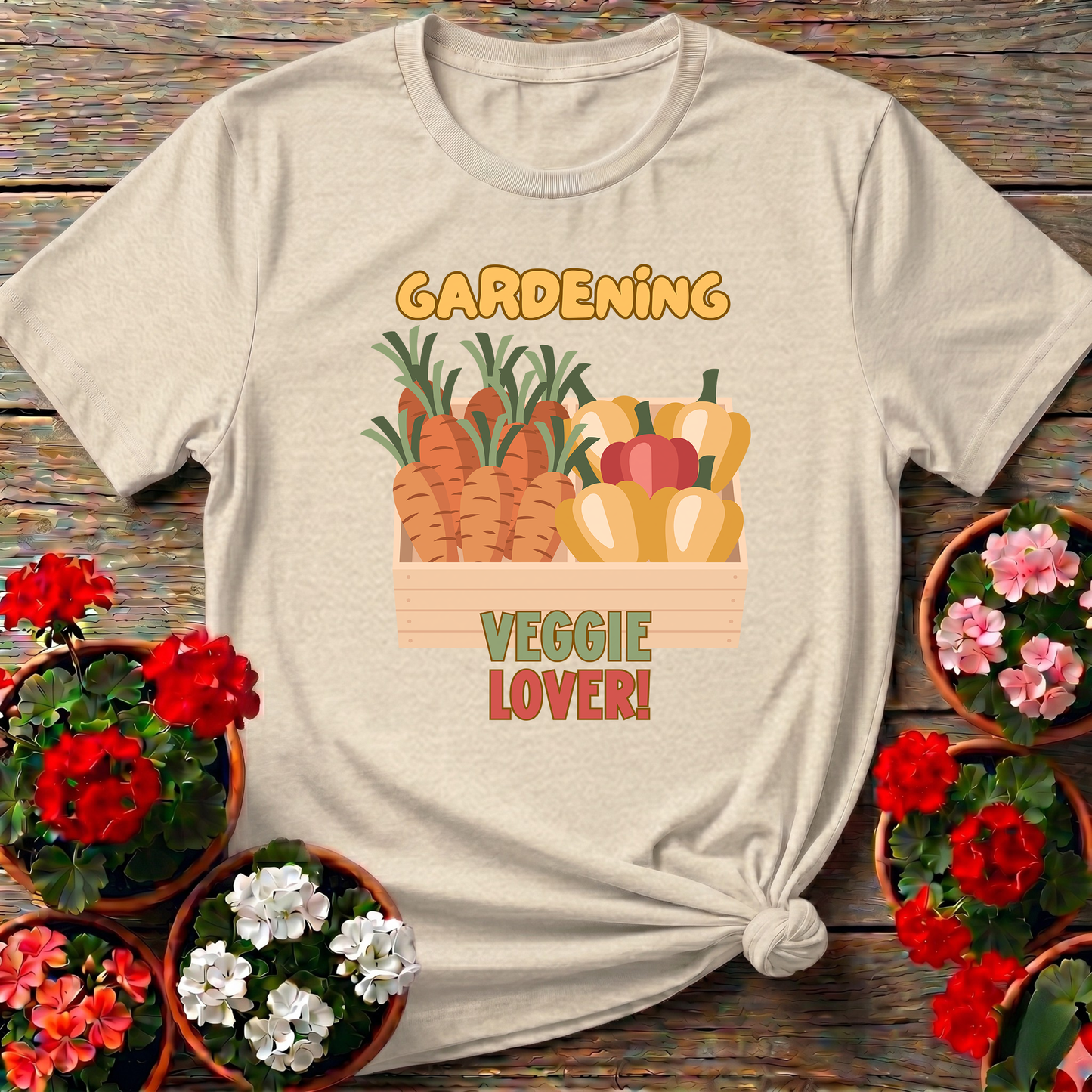 Gardening Veggie Lover Fresh Backyard Sanctuary Tee
