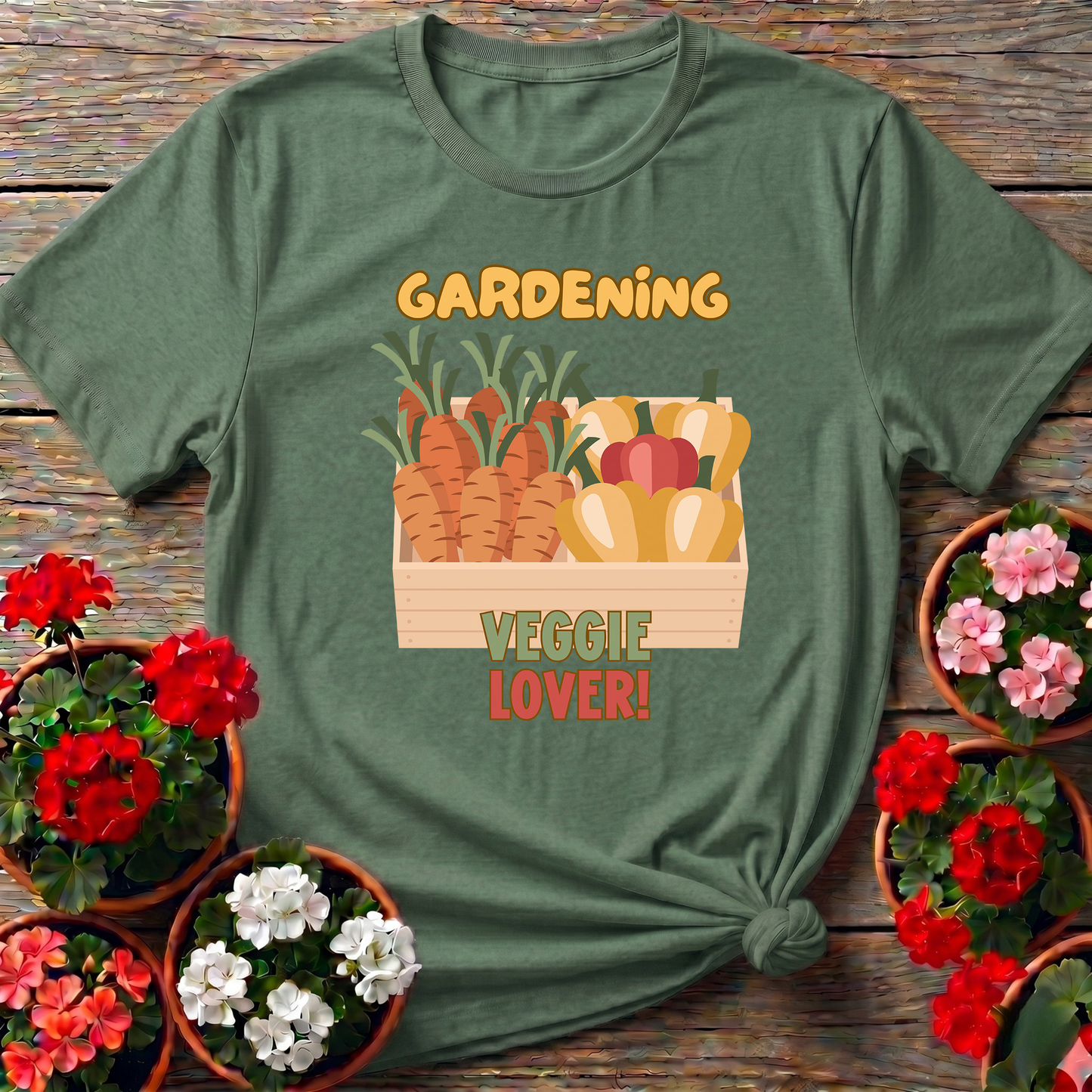 Gardening Veggie Lover Fresh Backyard Sanctuary Tee