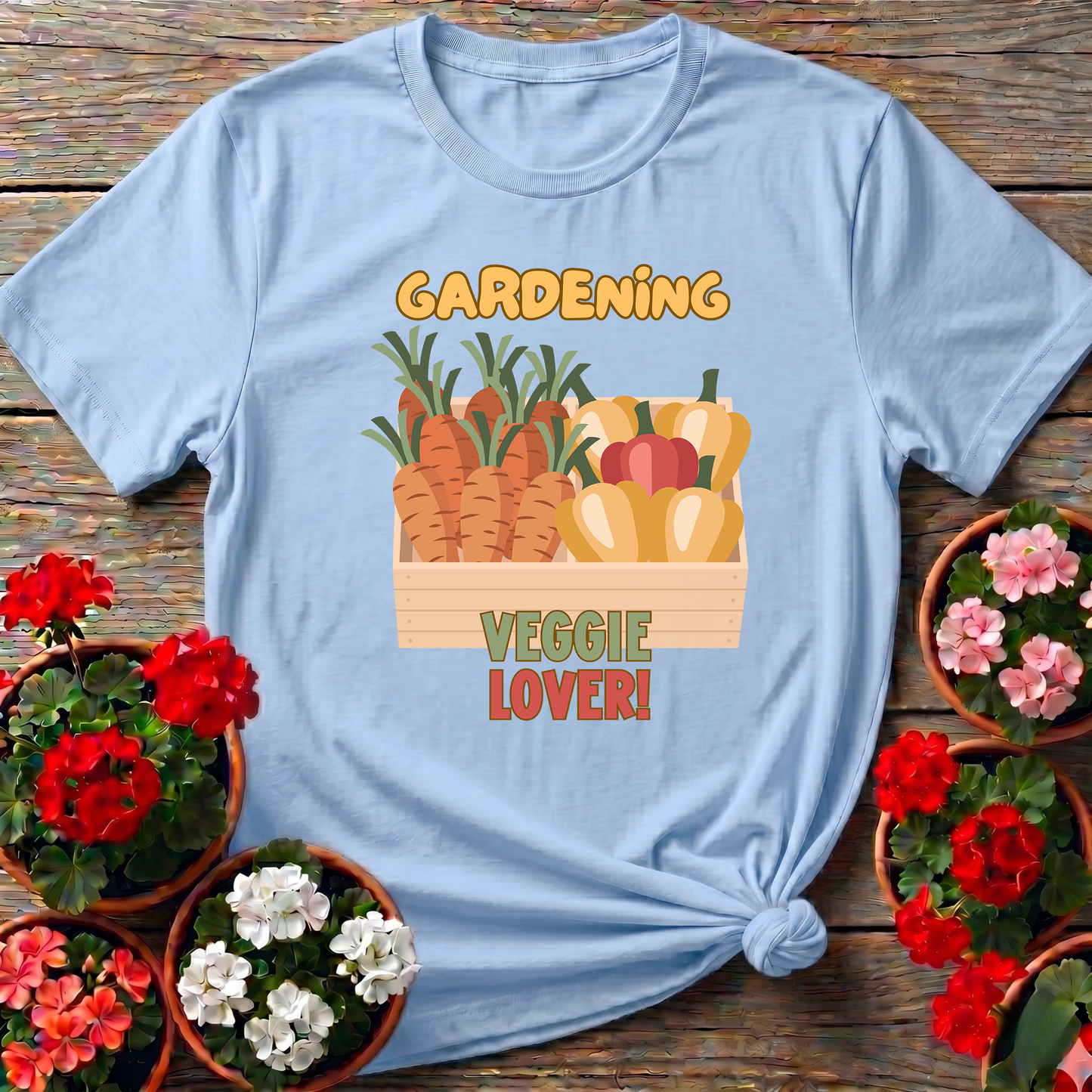 Gardening Veggie Lover Fresh Backyard Sanctuary Tee