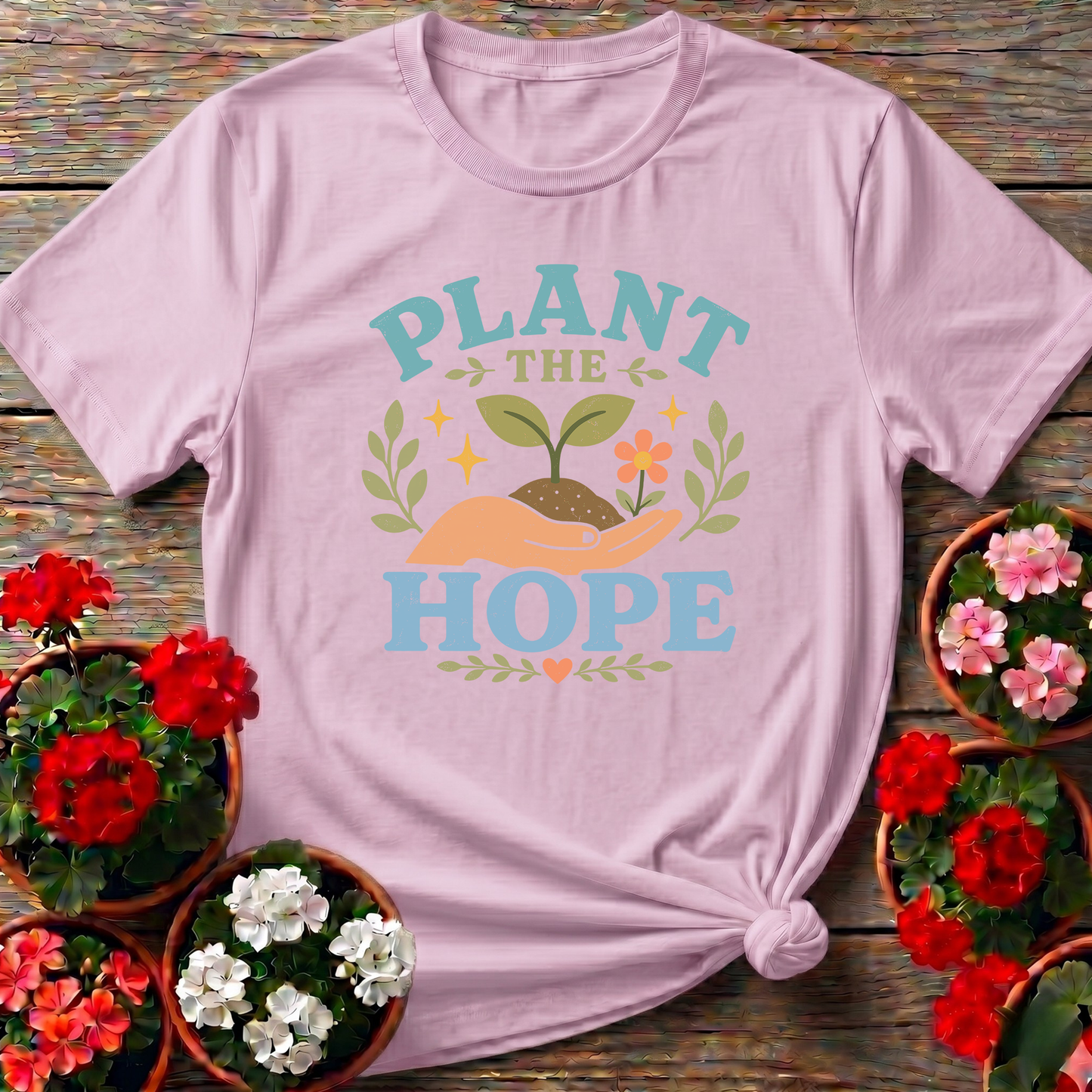 Plant The Hope Gardening Tee for Garden Lovers