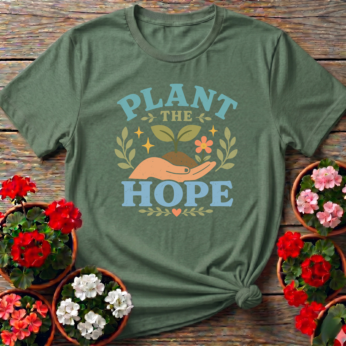 Plant The Hope Gardening Tee for Garden Lovers