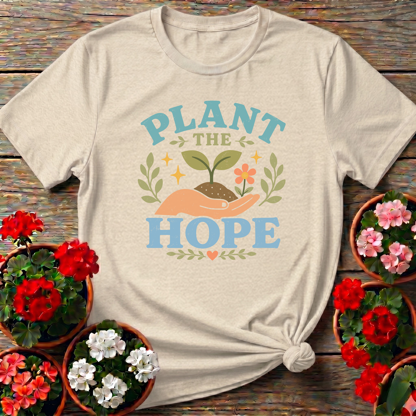 Plant The Hope Gardening Tee for Garden Lovers