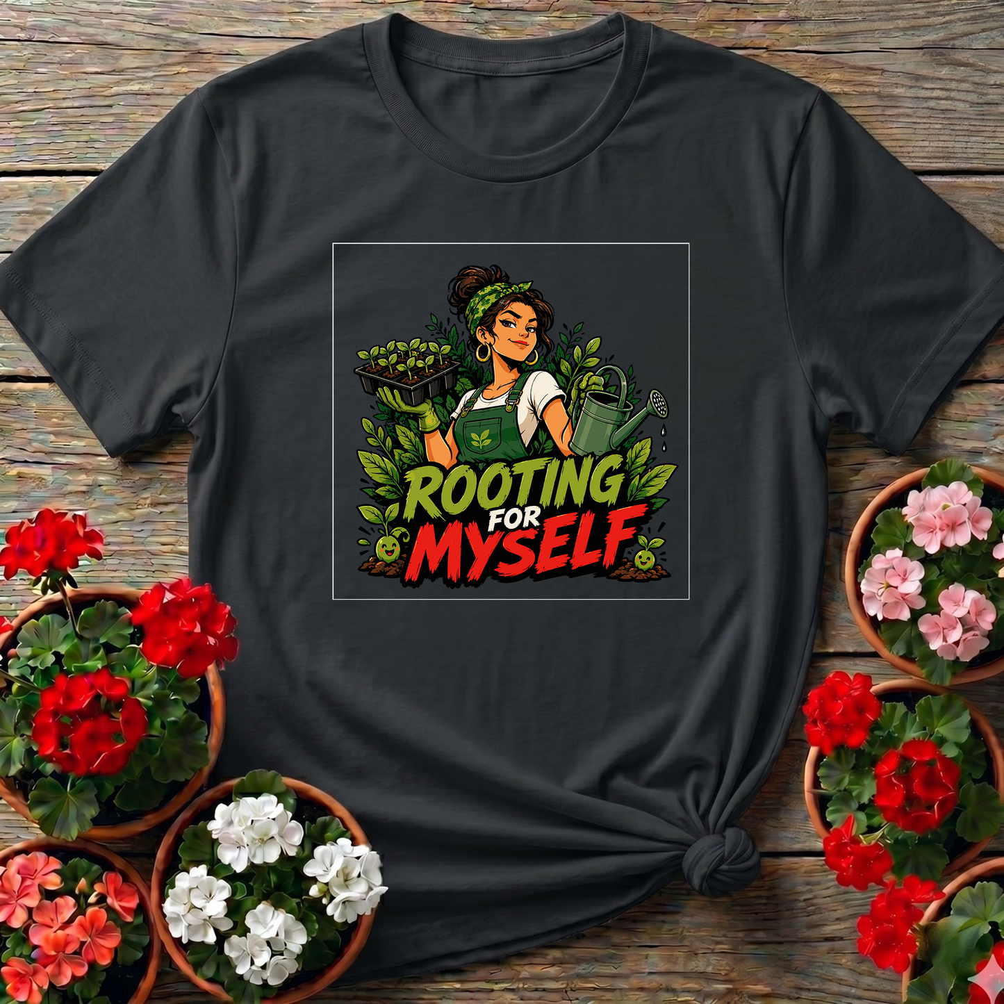 Rooting for Myself Gardening Tee