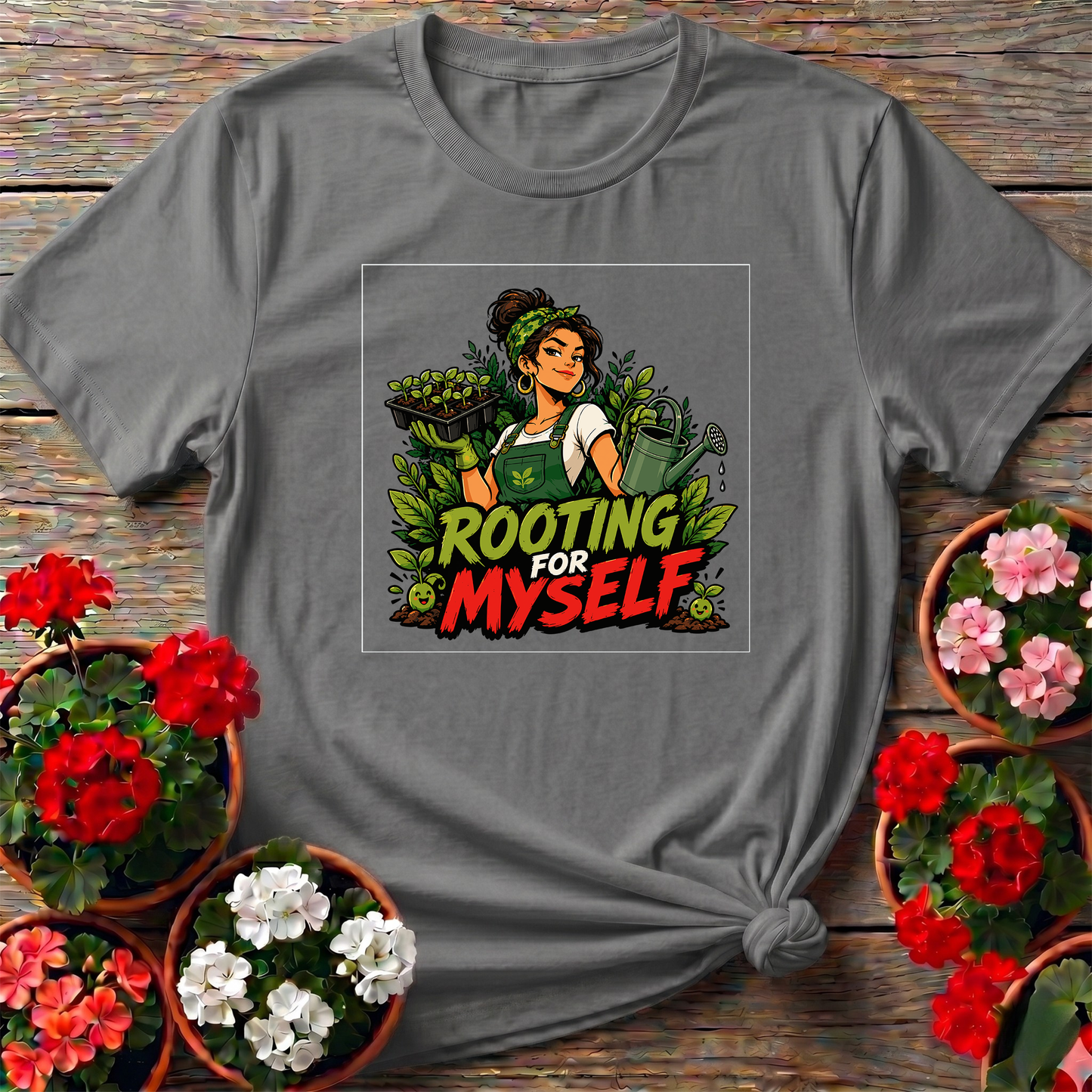 Rooting for Myself Gardening Tee