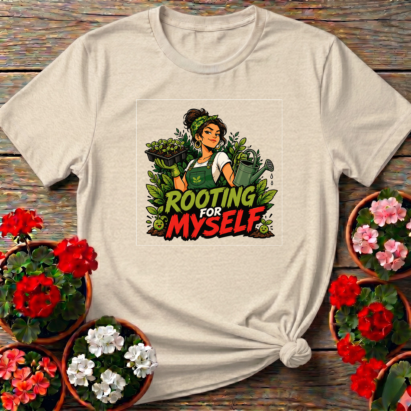 Rooting for Myself Gardening Tee